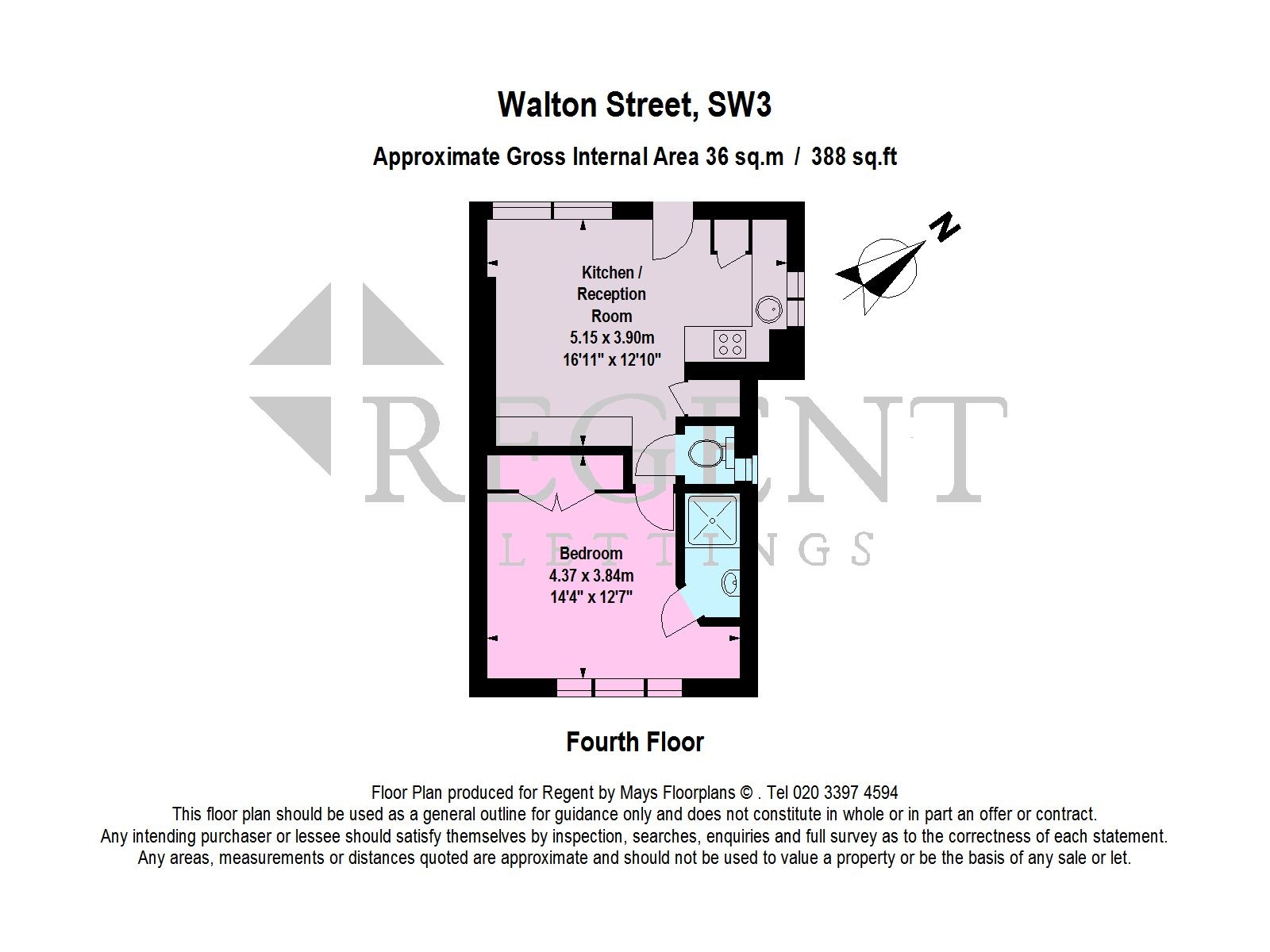 1 Bedrooms Flat to rent in Walton Street, Chelsea SW3