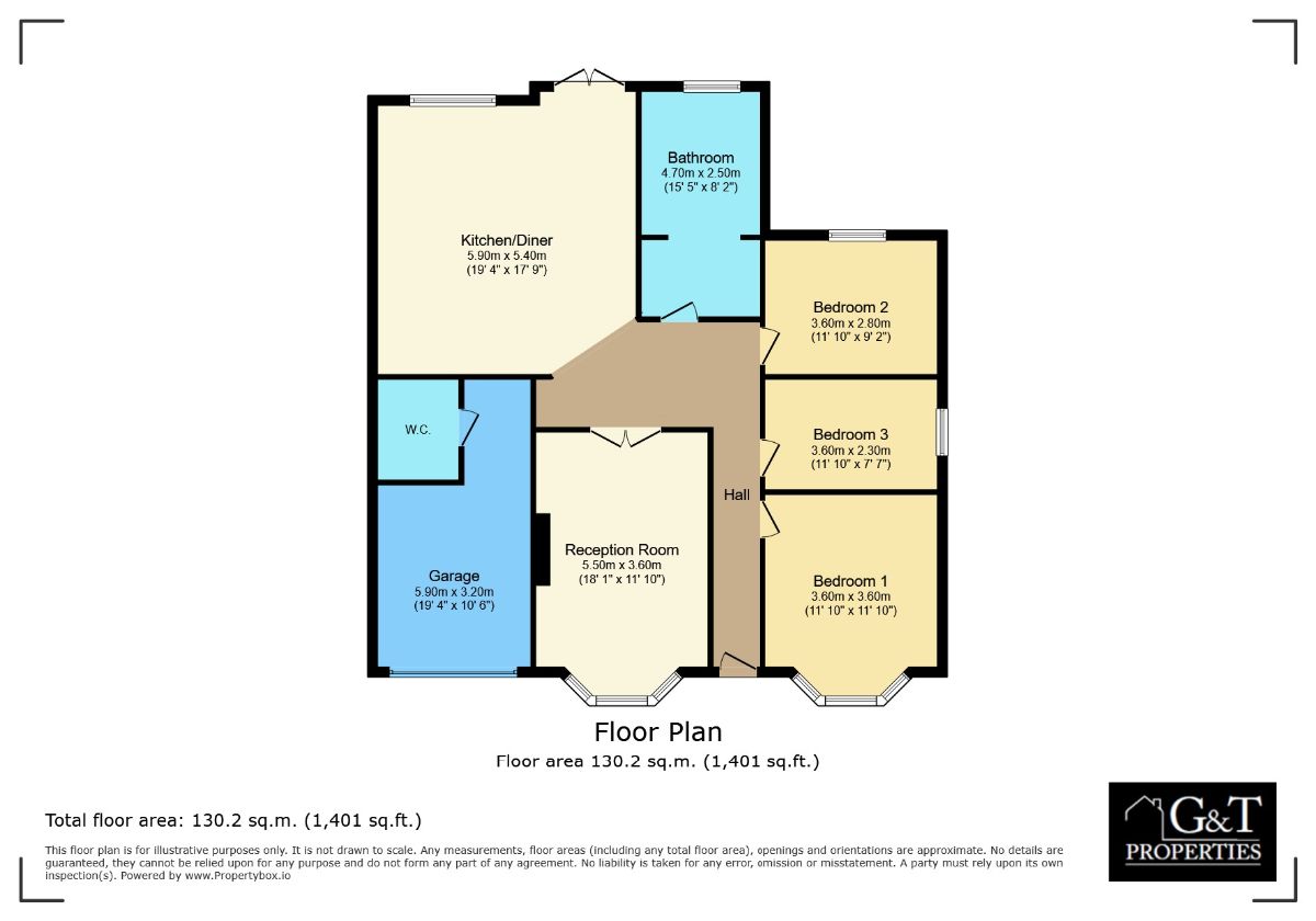 3 Bratch Lane, Wolverhampton floorplan
