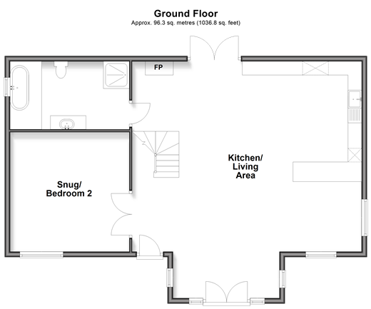 St. Catherine's Road, Ventnor floorplan