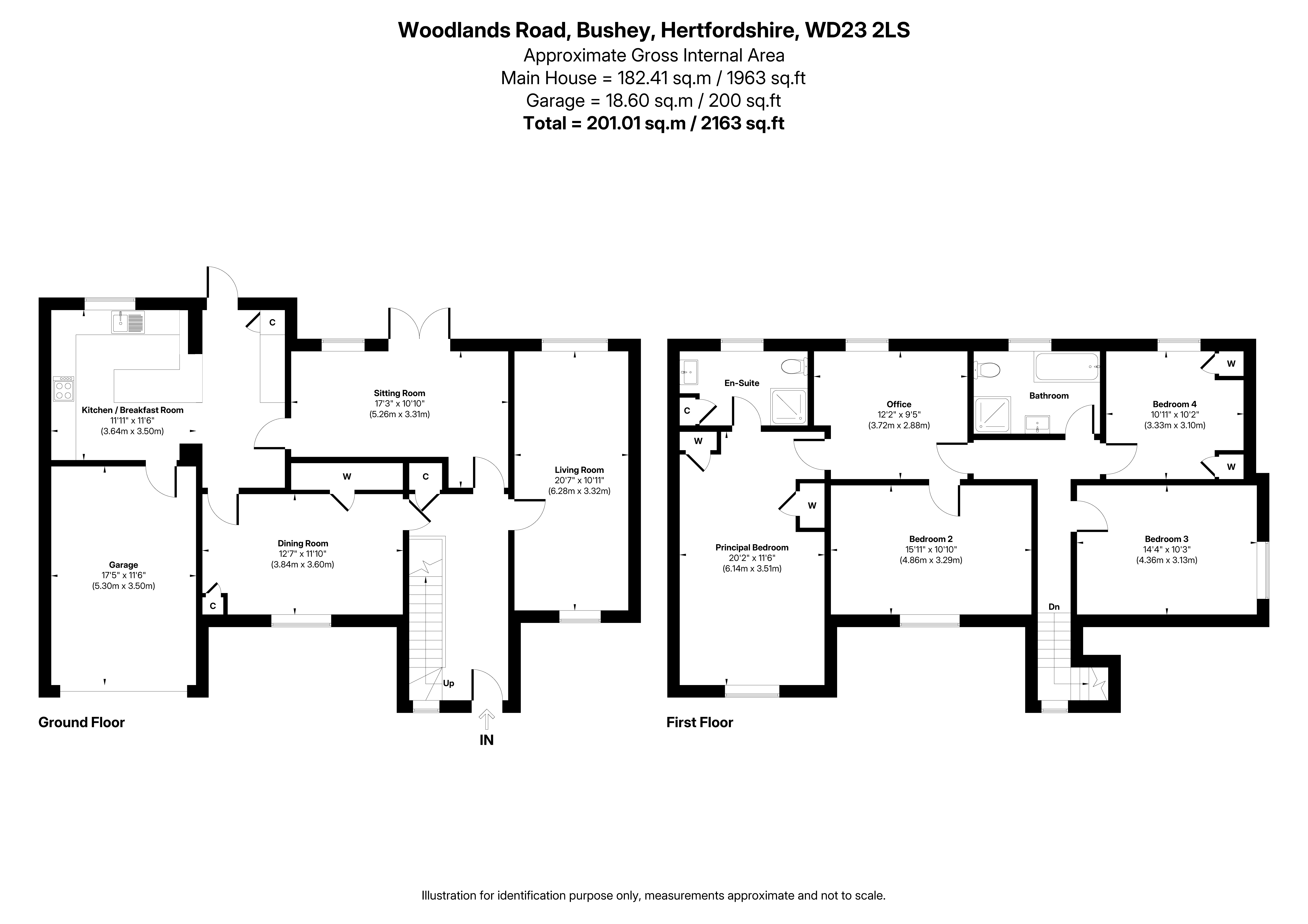 21, Woodlands Road, Hertfordshire floorplan
