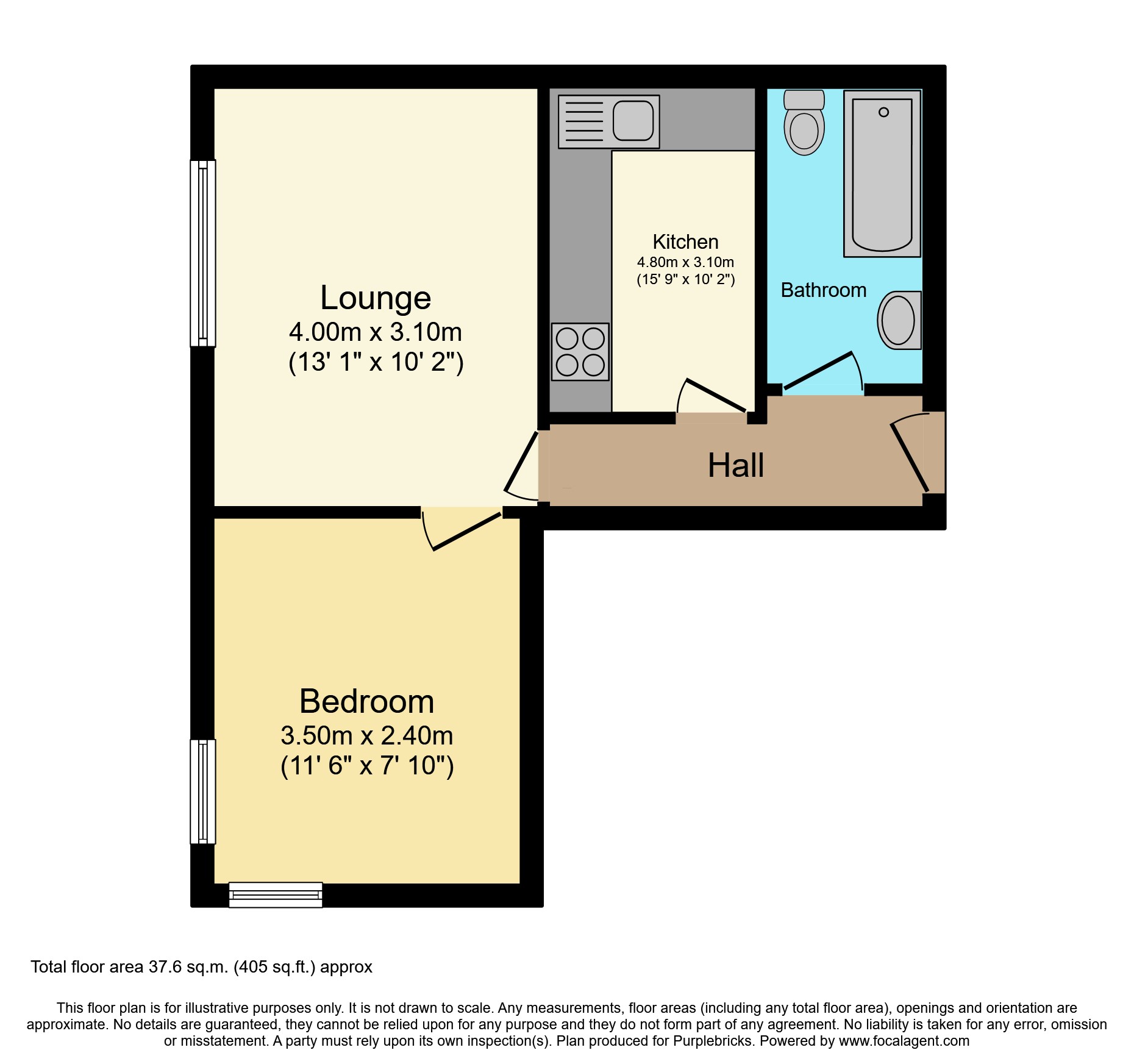 19, Cossington Road, Westcliff-on-Sea floorplan