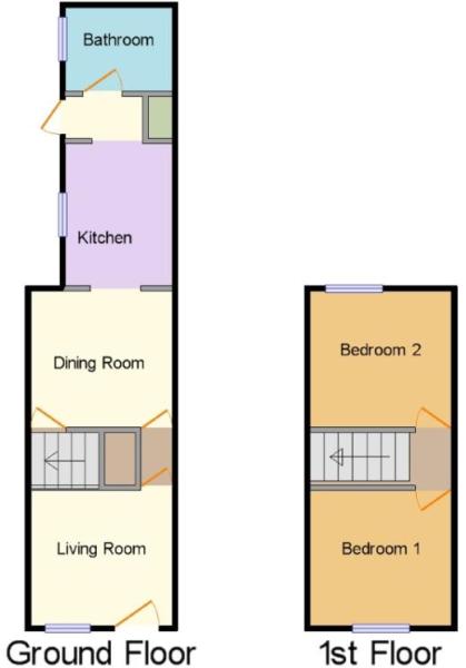 2 Bedrooms End terrace house to rent in Staples Street, Mapperley, Nottingham NG3