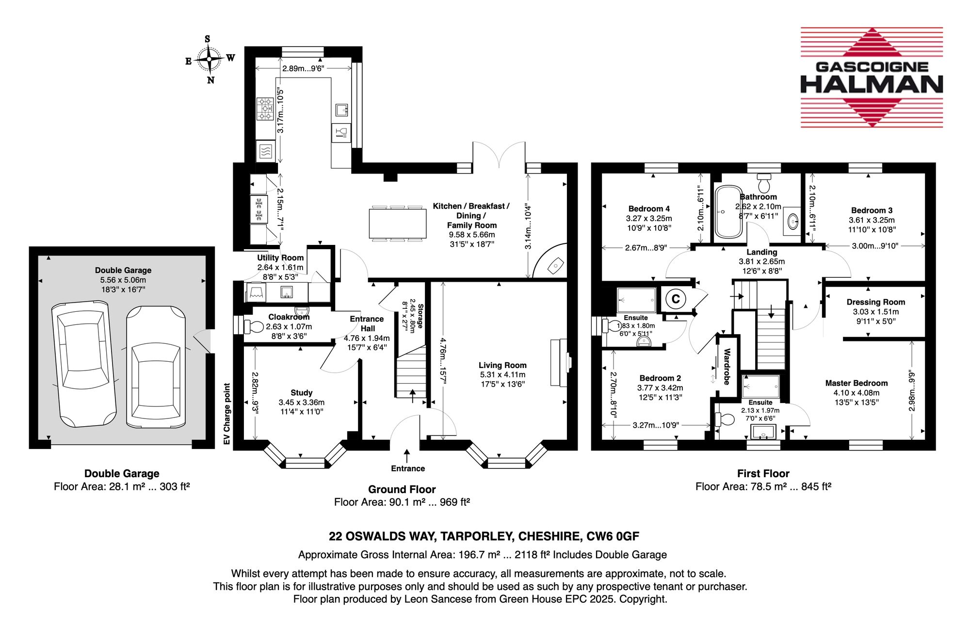 22 Oswalds Way, Tarporley floorplan
