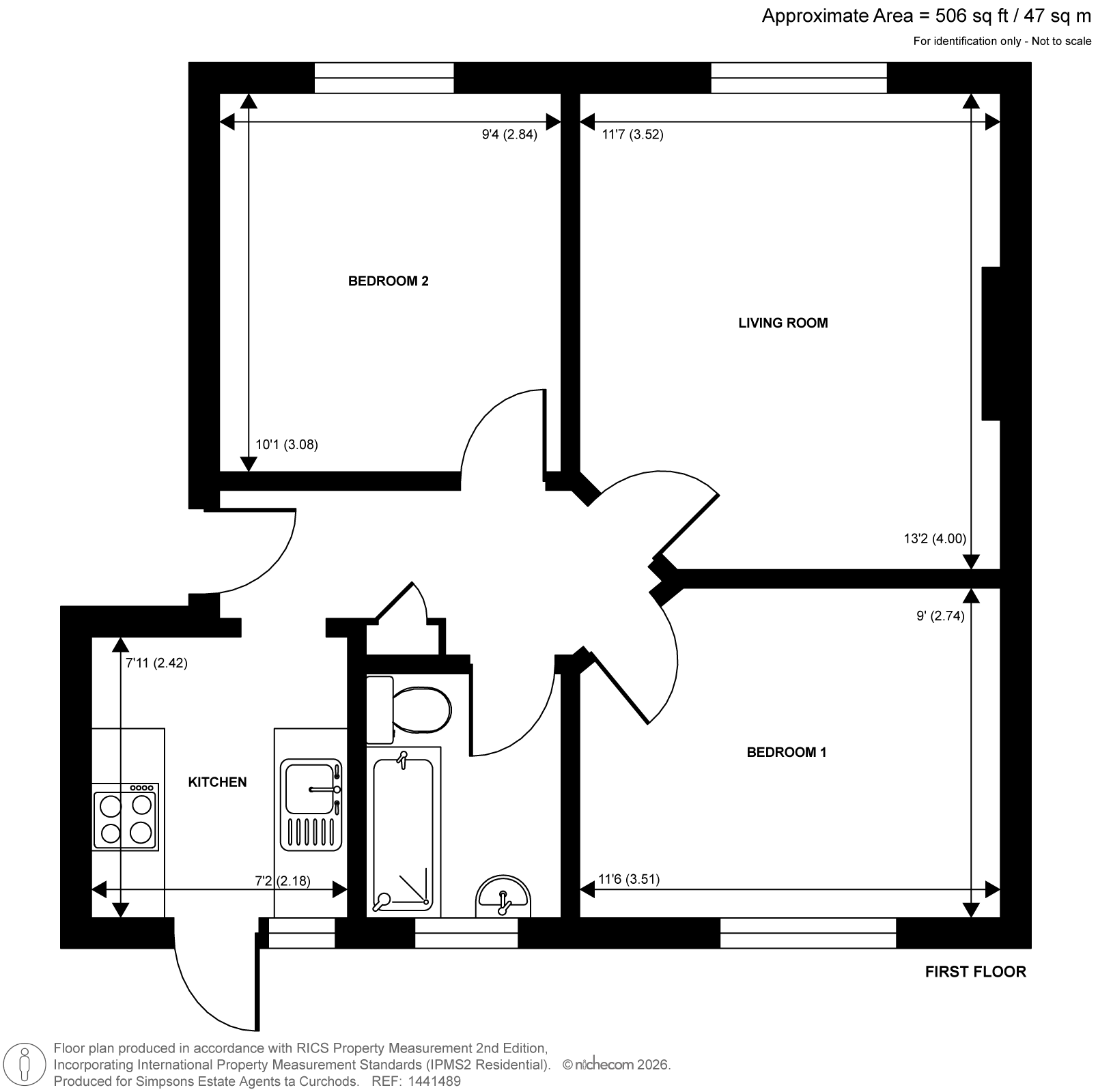 13, Dallington Close, Hersham floorplan