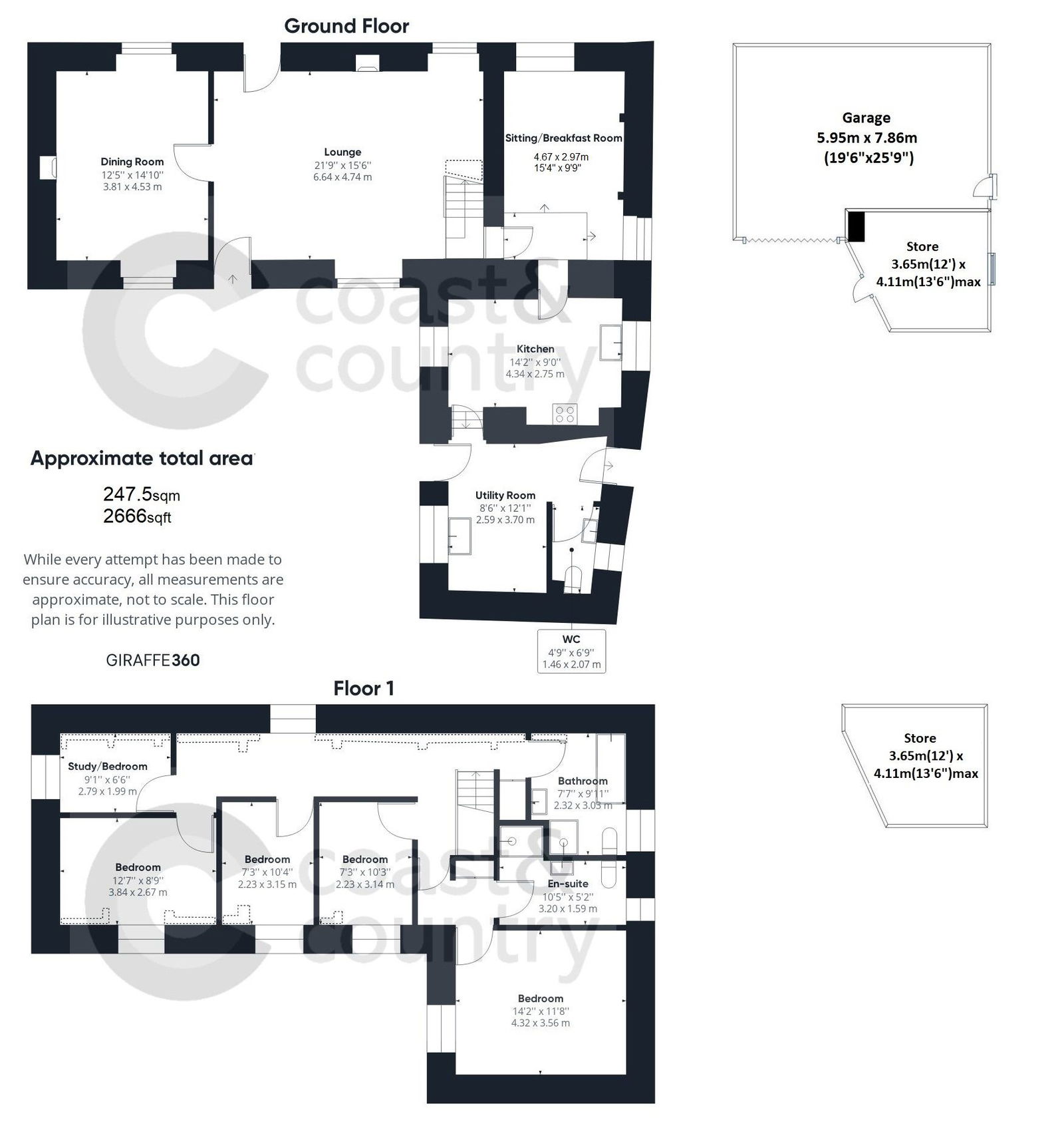 Penrae, East Street, Newton Abbot floorplan