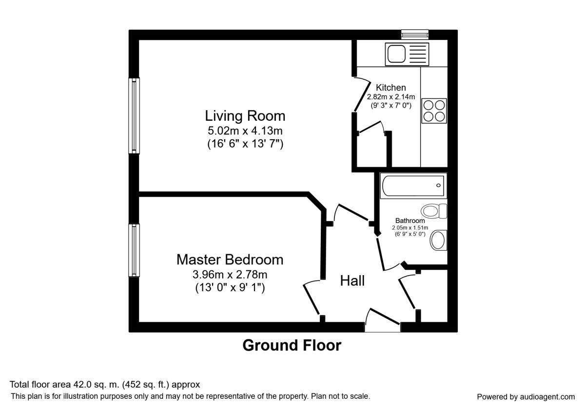 1 Bedrooms Flat to rent in Cumberland Place, London SE6