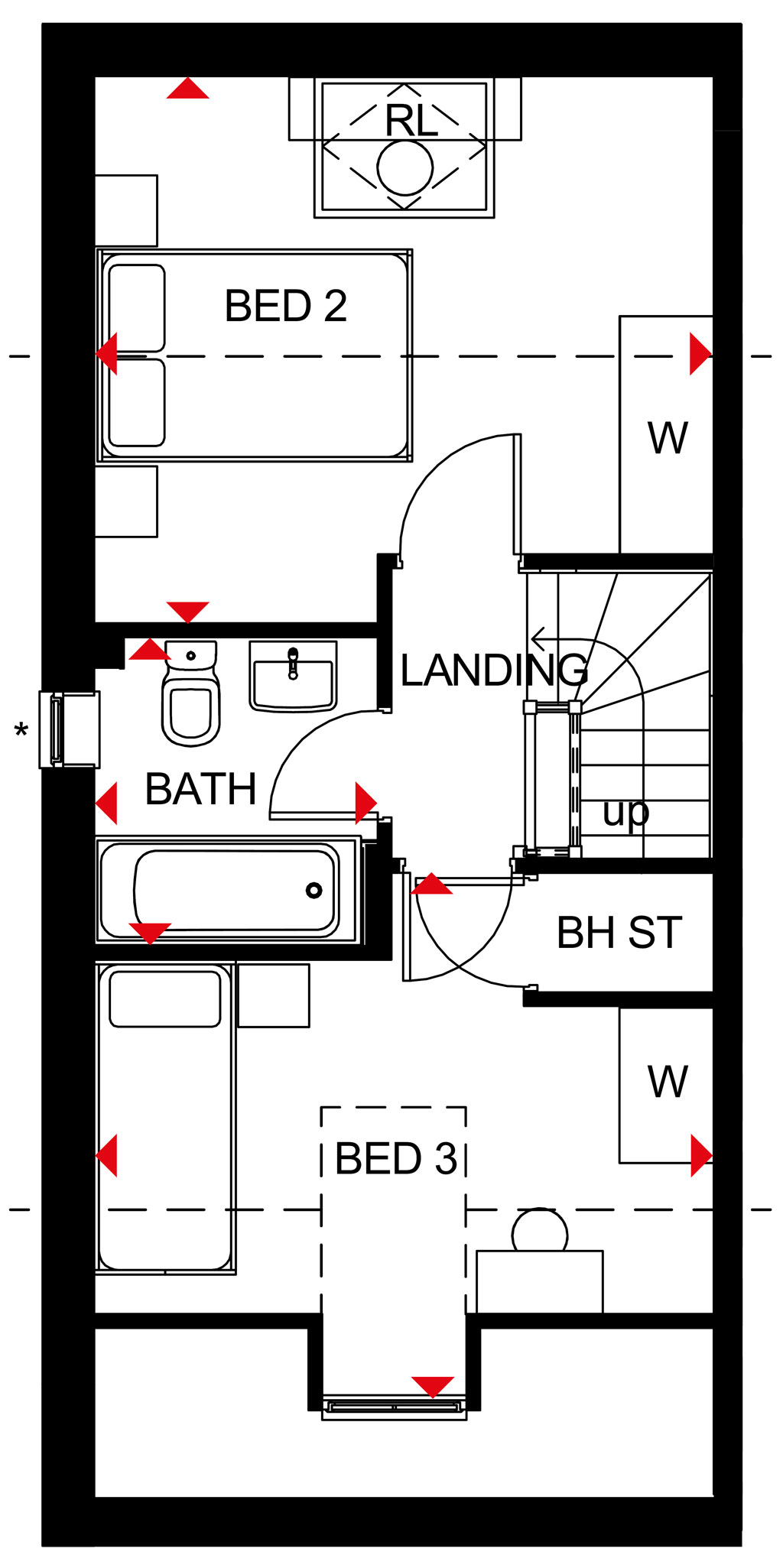 Scarlet View, Telford floorplan