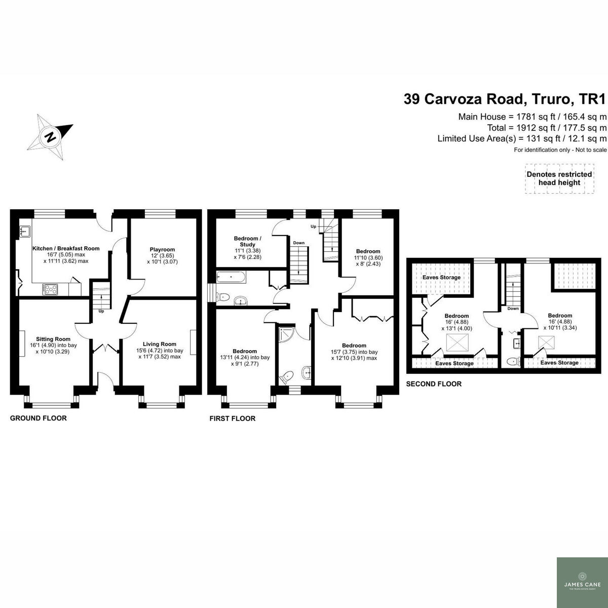 39, Carvoza Road, Truro floorplan