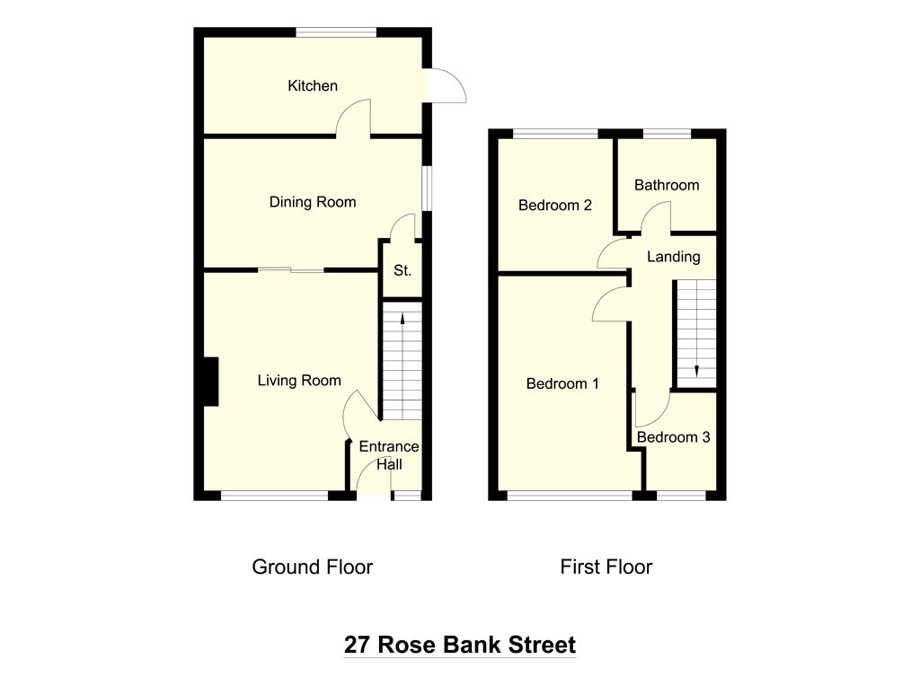 3 Bedrooms End terrace house for sale in Rose Bank Street, Batley, West Yorkshire WF17