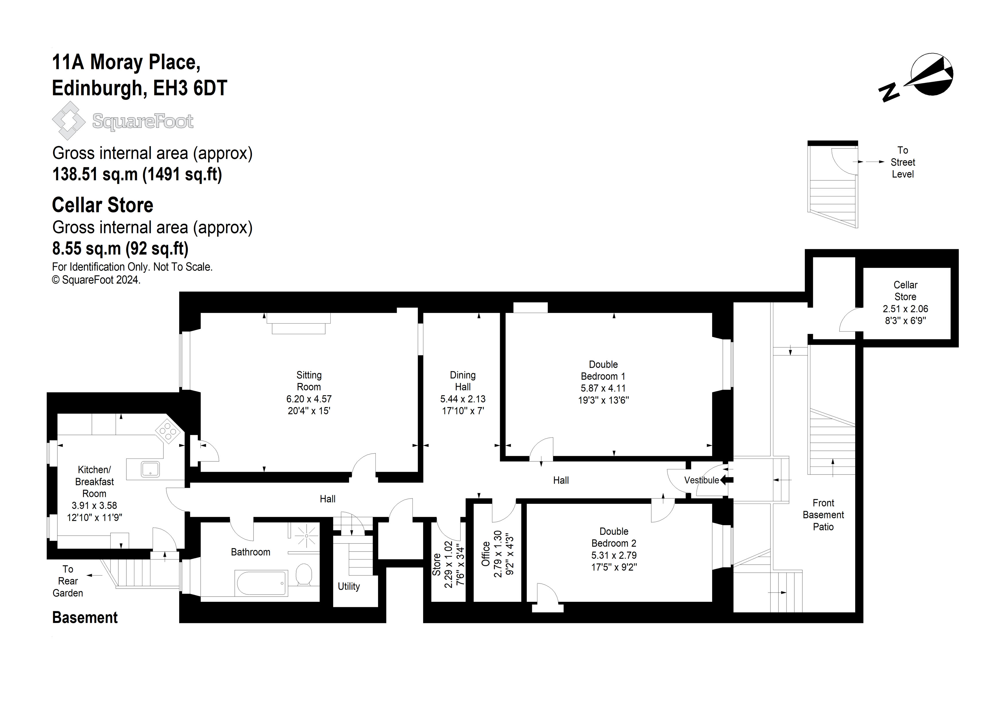 11A, Moray Place, Edinburgh floorplan