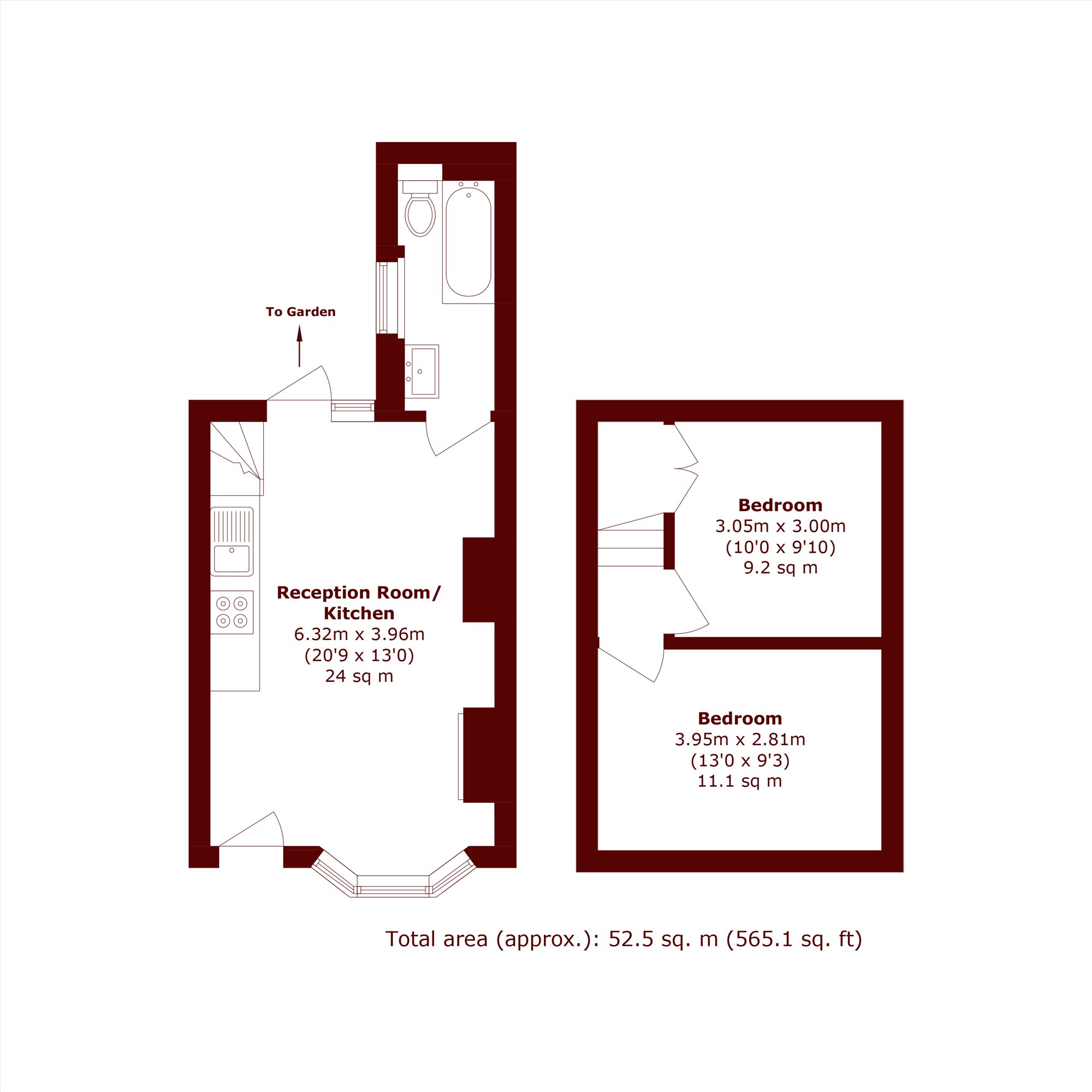 15, Robson Road, London floorplan