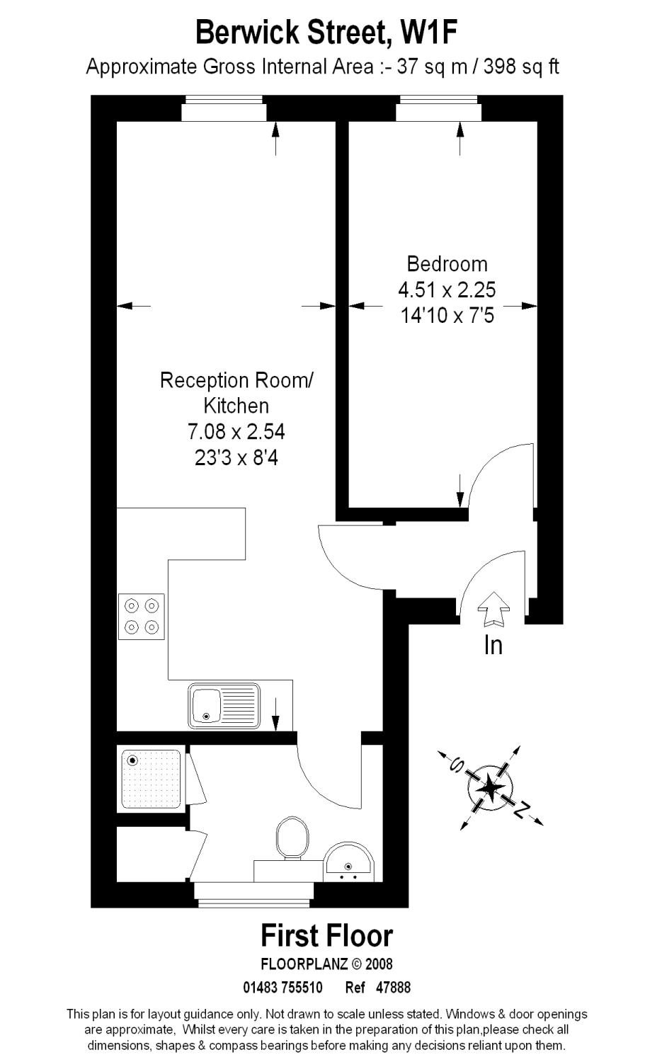 1,16, Berwick Street, London floorplan