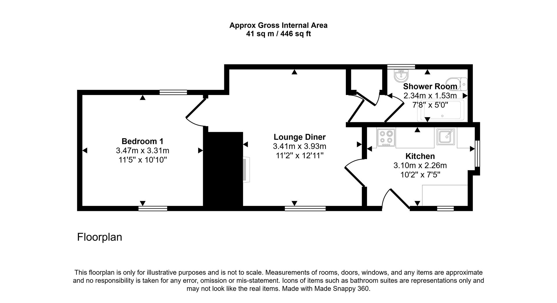 Emery Cottage,, C3017 Mathry Town Centre Loop Road, Haverfordwest floorplan