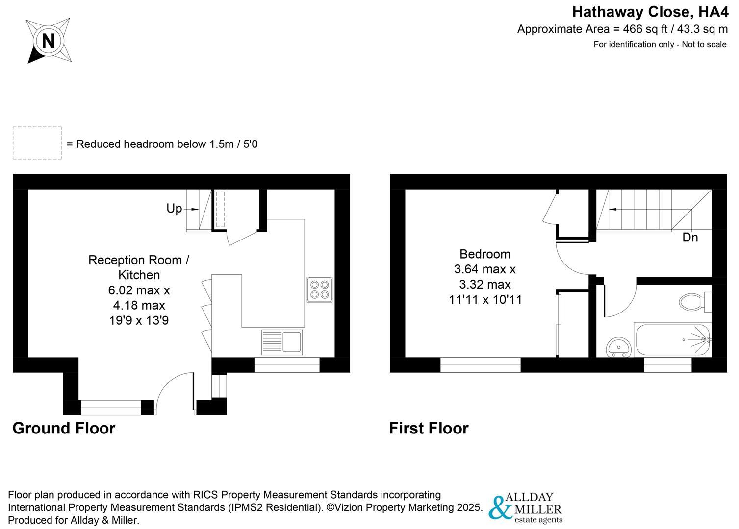 20, Hathaway Close, Ruislip floorplan