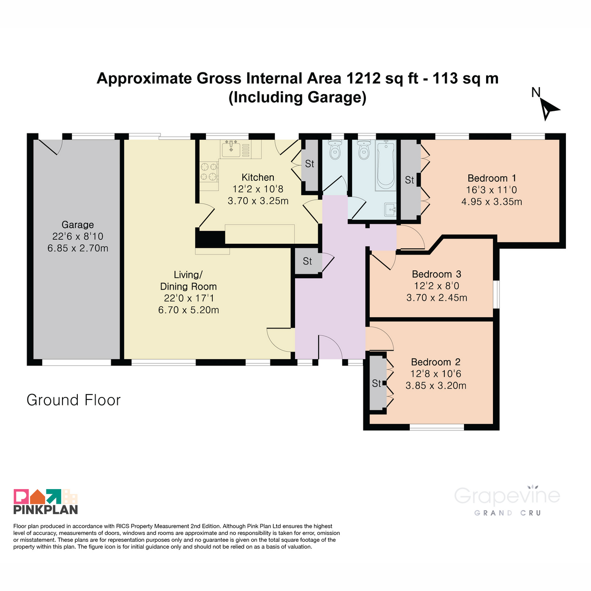17, Northbury Avenue Ruscombe, Reading floorplan