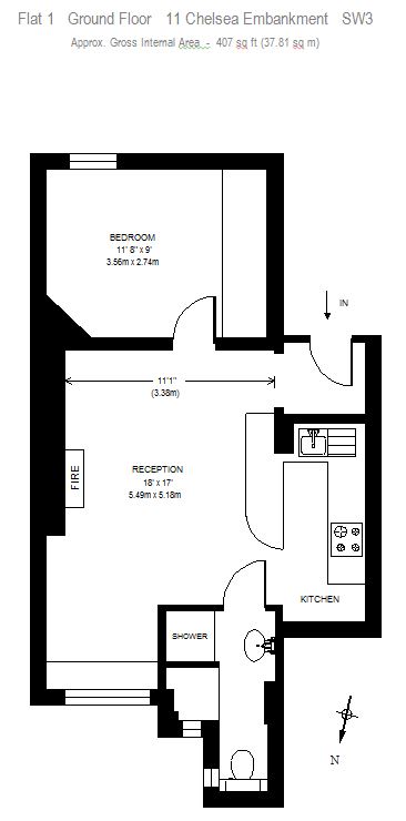 1 Bedrooms Flat to rent in 11 Chelsea Embankment, London SW3