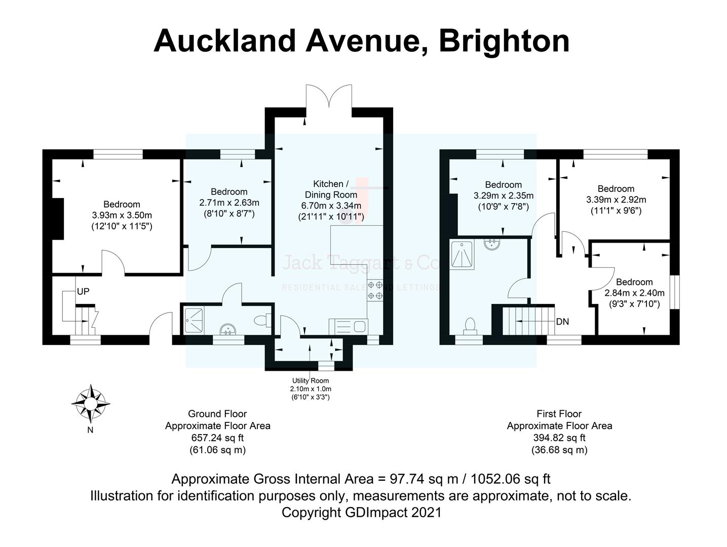 96, Auckland Drive, Brighton floorplan