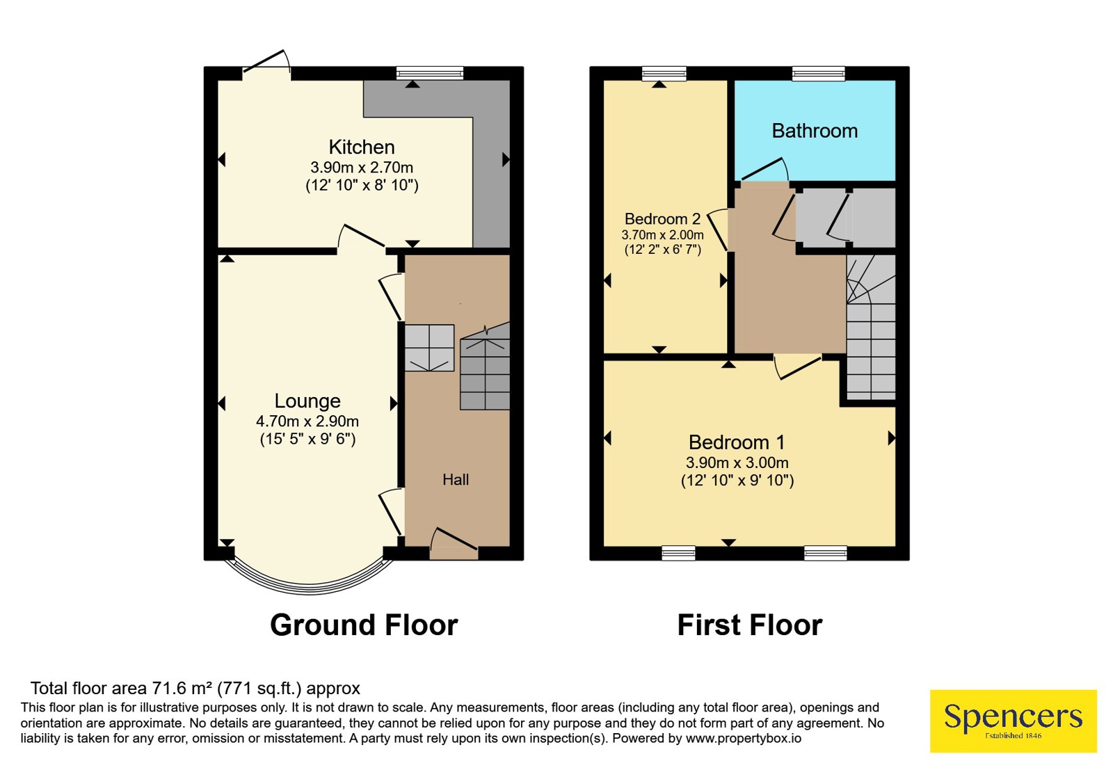 8, Curlew Close, Leicester floorplan