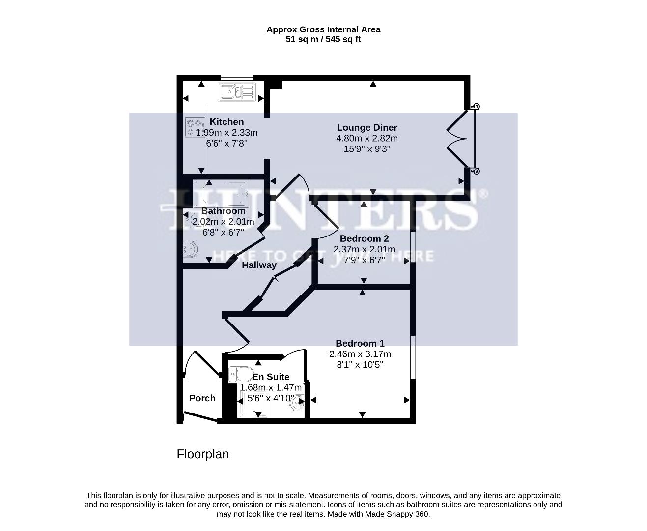 Sandhill Close, Bradford floorplan