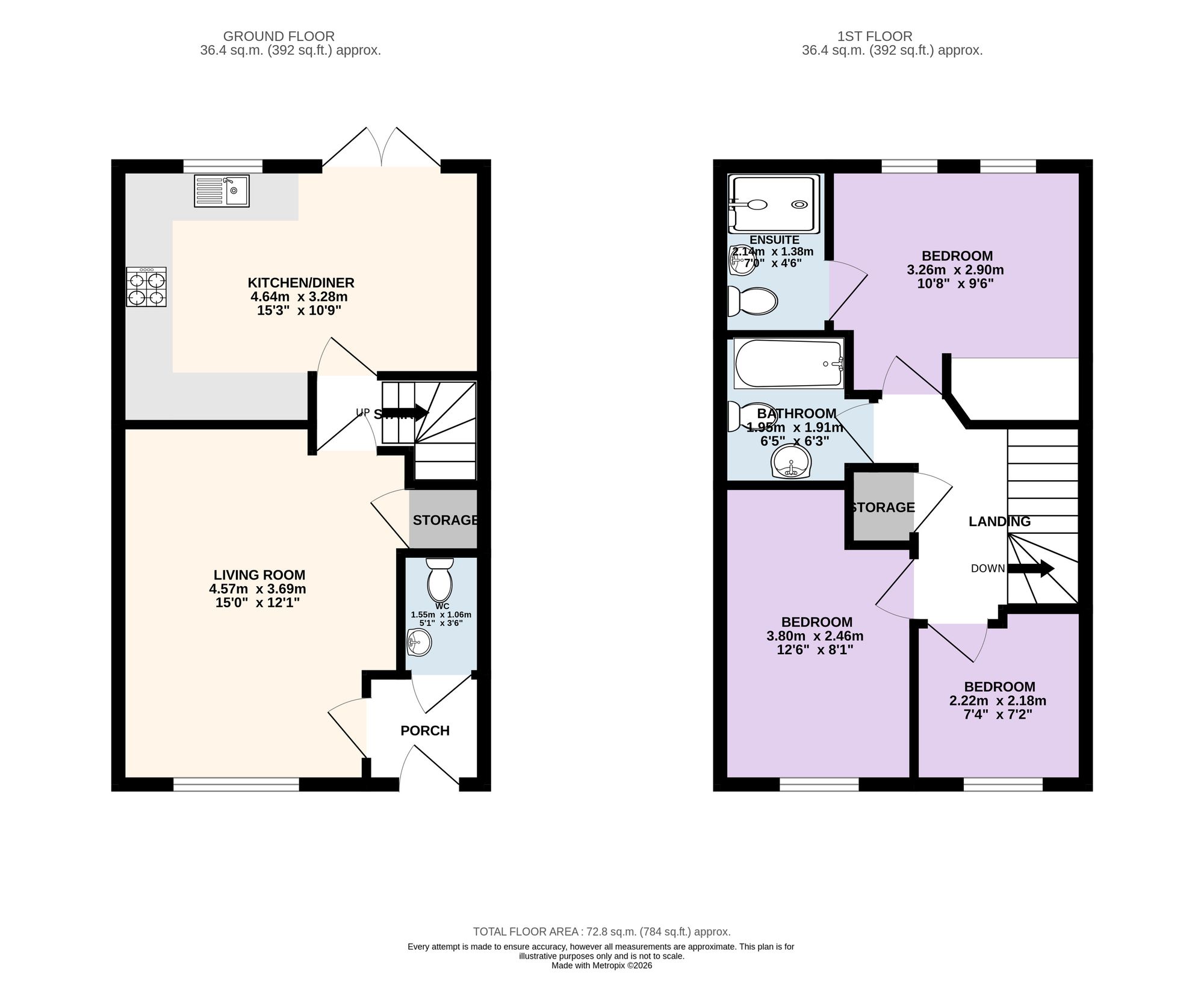 87 Bainbridge Road, Preston floorplan