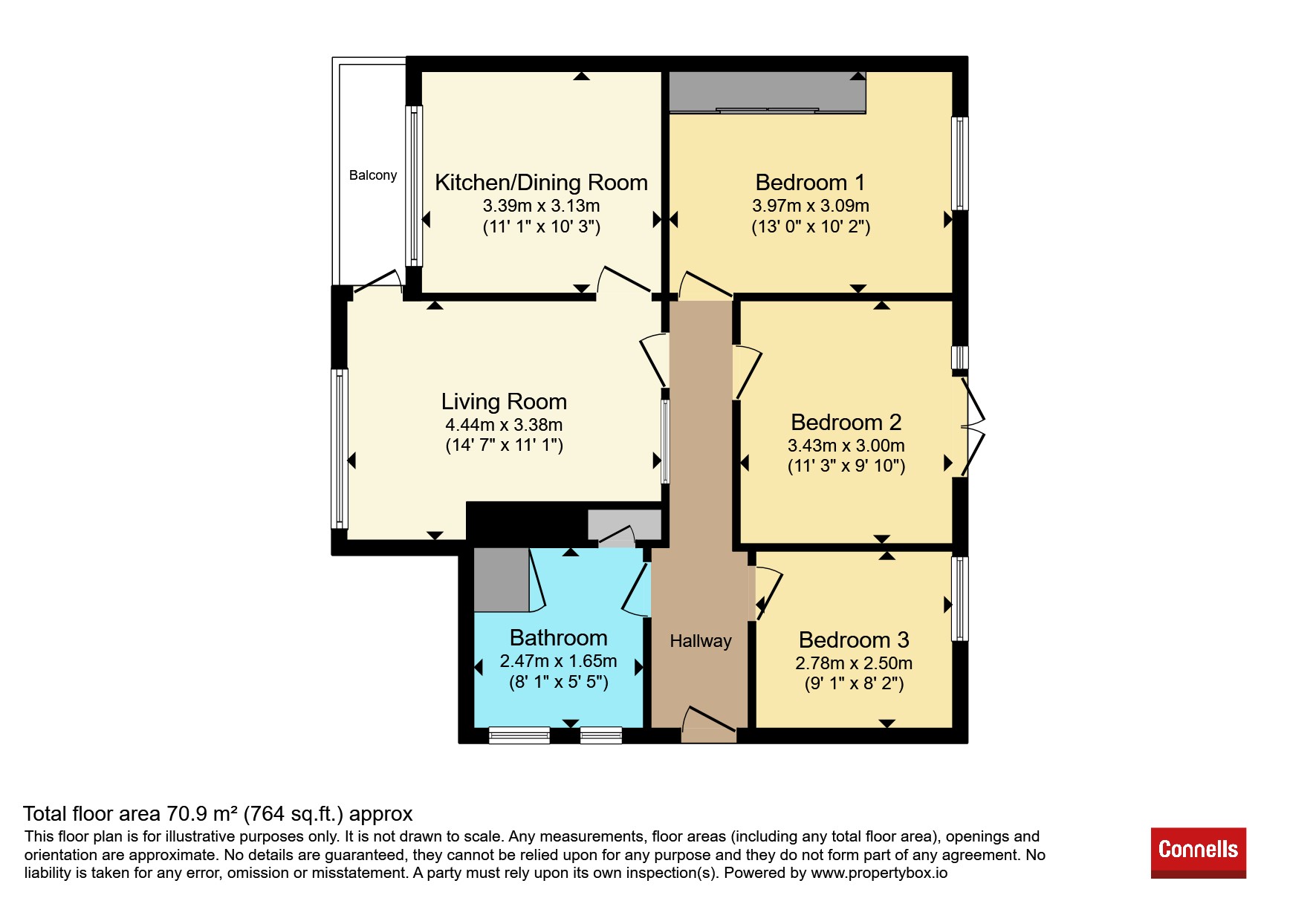 21, Rennie Grove, Birmingham floorplan