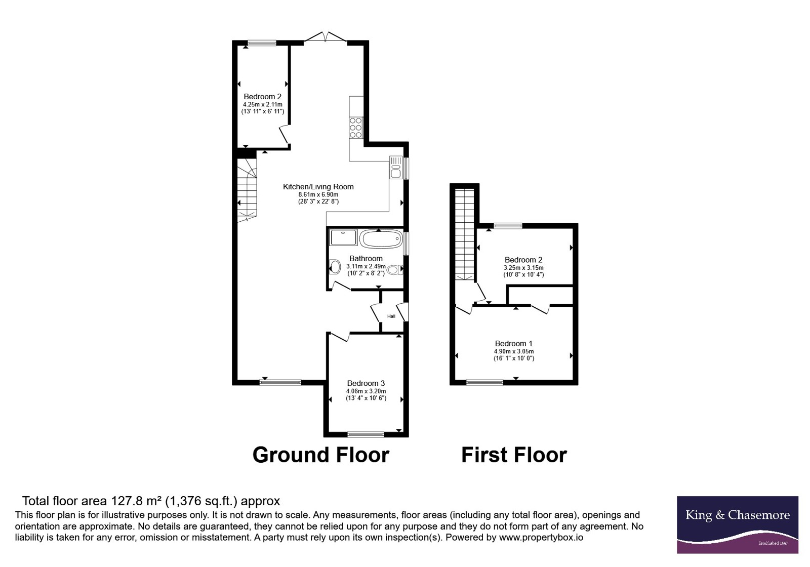 50, Rackham Road, West Sussex floorplan