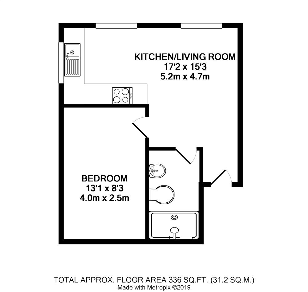 Flat 4,, Northdale Court, Southville floorplan