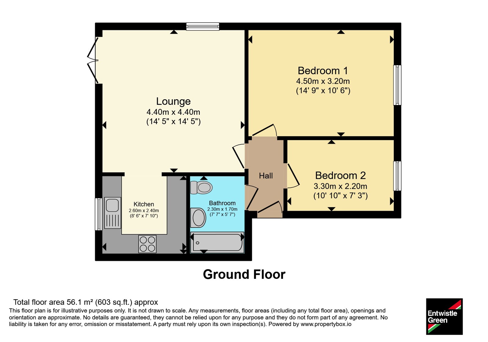 105, Broadoaks, Greater Manchester floorplan