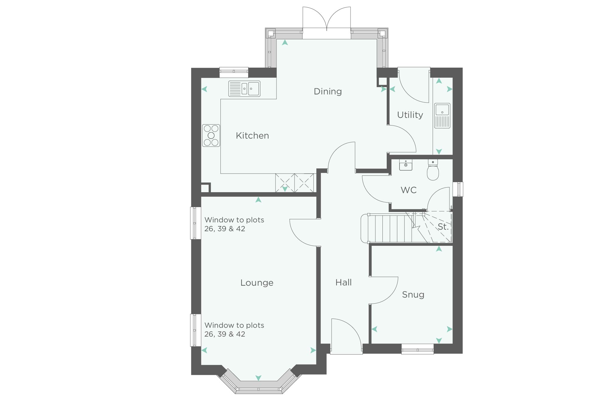 Knightstown_Plot26, Gloucester Road, Weston under Penyard floorplan