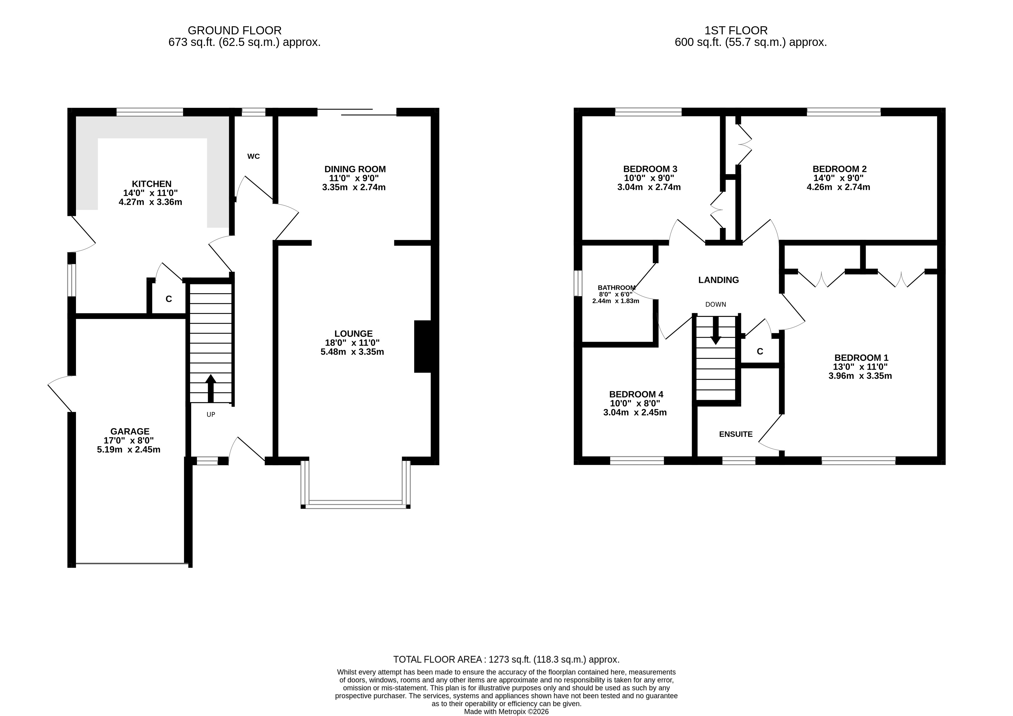 16, West Croft, Ilkley floorplan
