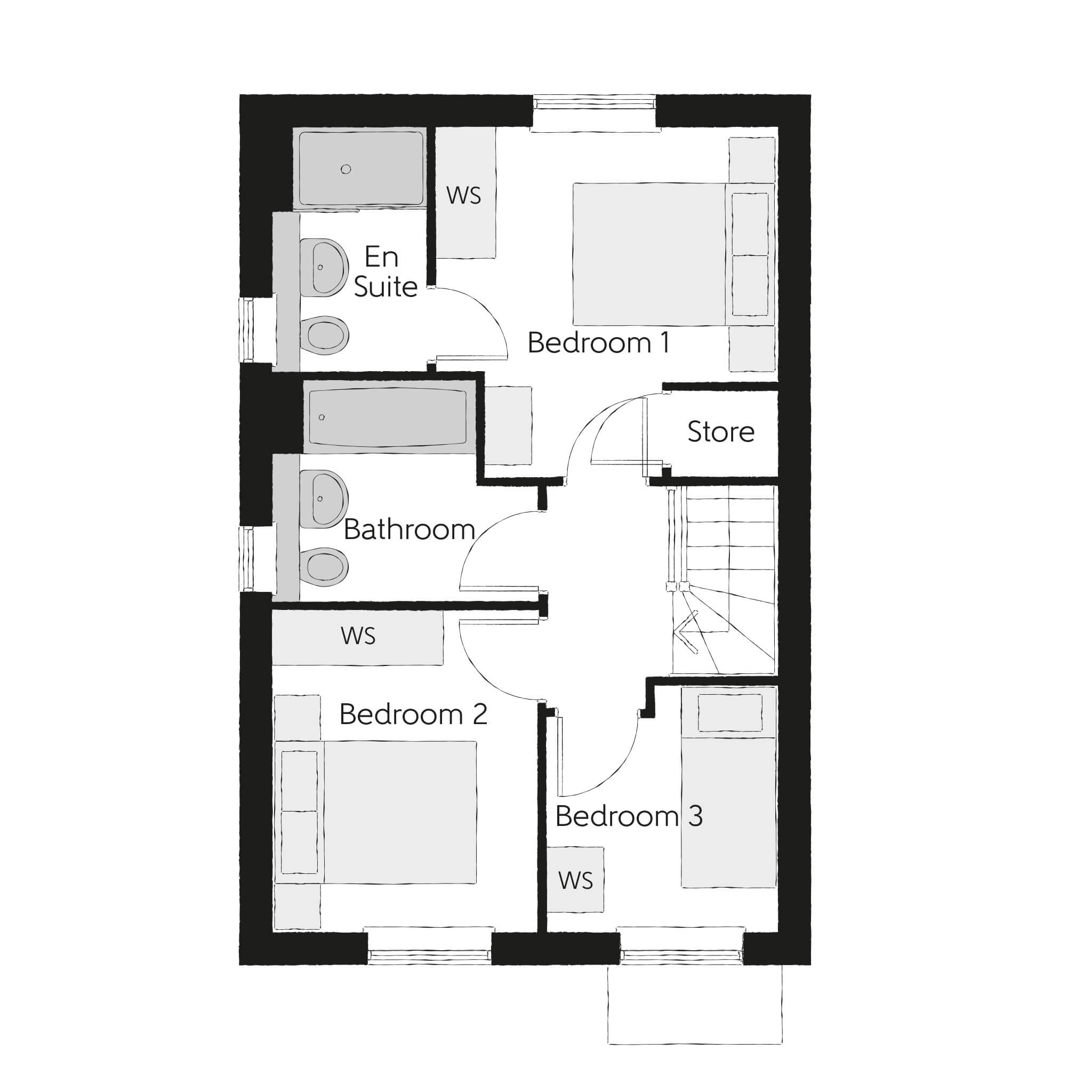 10000, 40 Redding Road, Leighton Buzzard floorplan