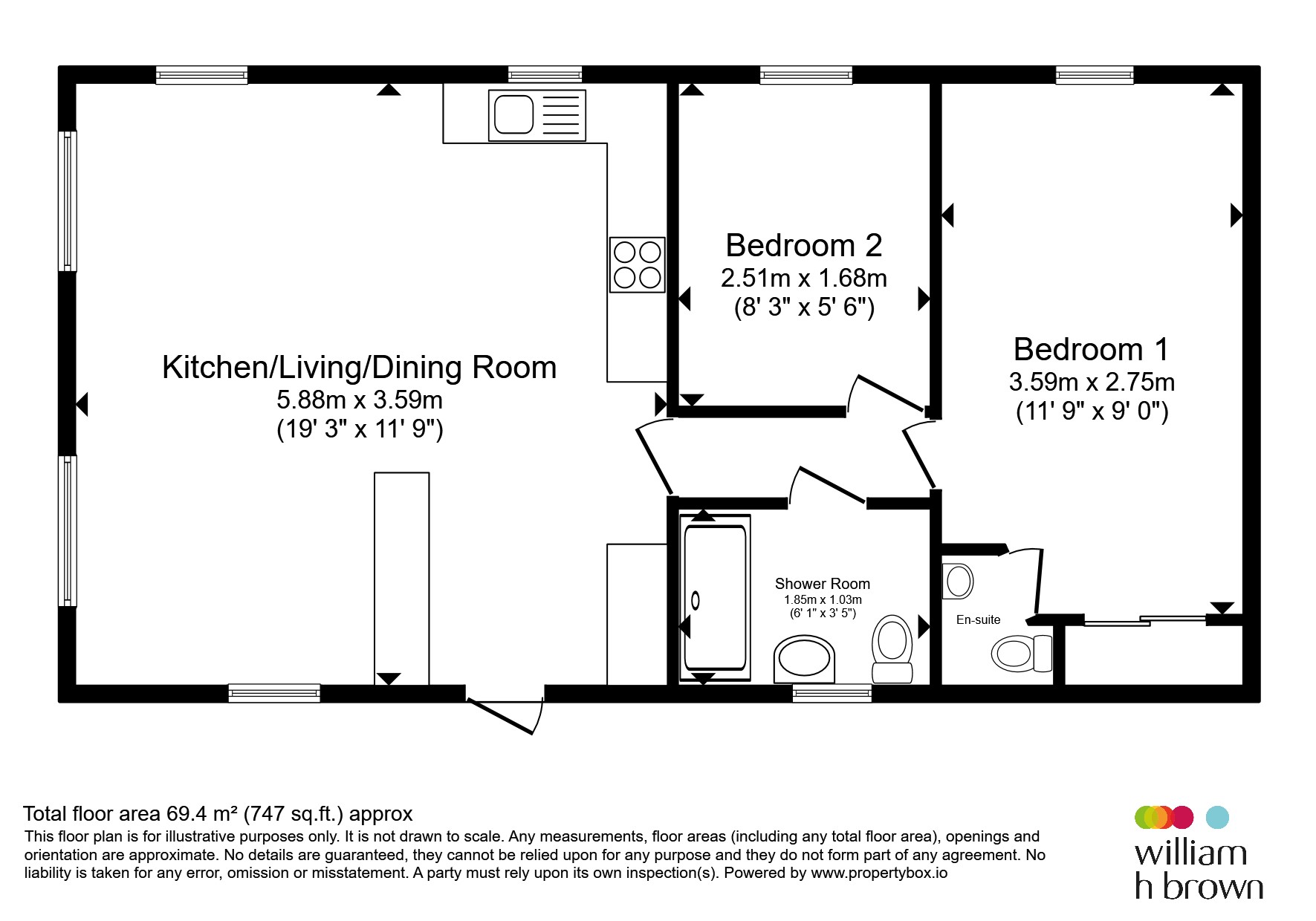 Keswick, Witham Bank, Lincoln floorplan