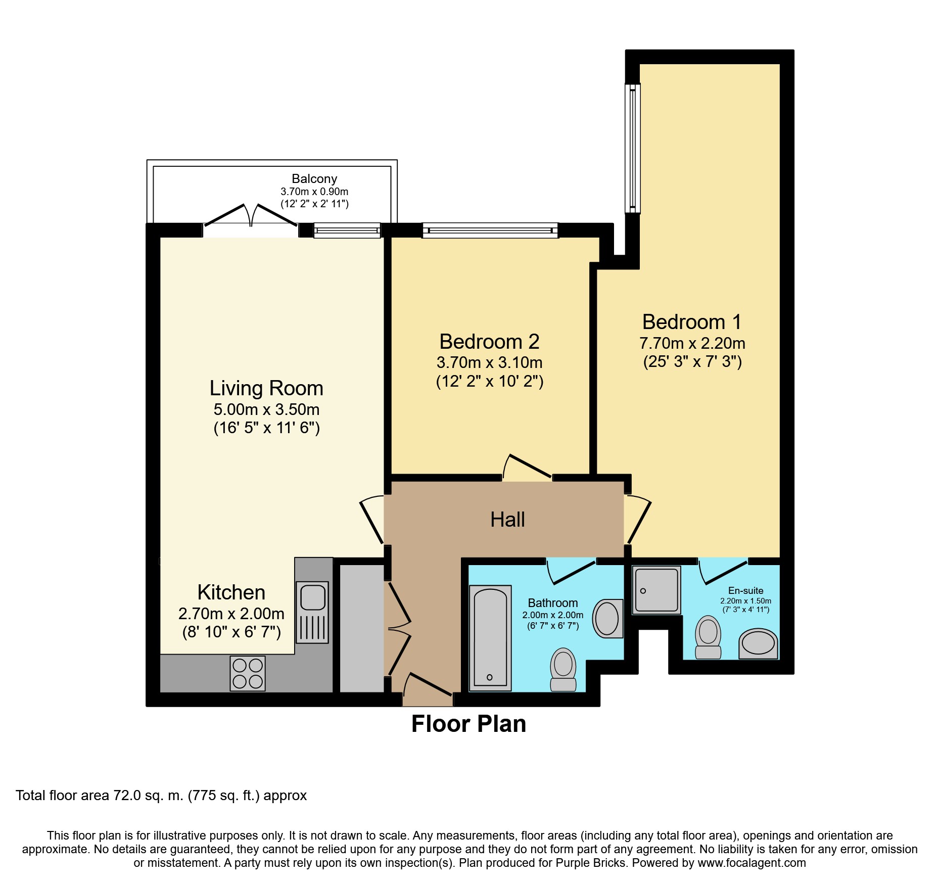 2 Bedrooms Flat for sale in Midland Road, Hemel Hempstead HP2