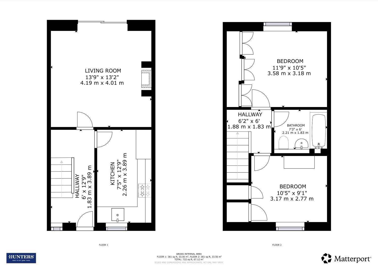 11, Beckside Close, Ilkley floorplan