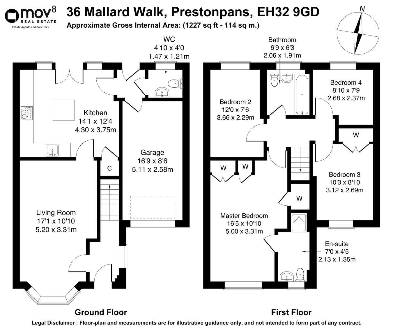 36, Mallard Walk, Prestonpans floorplan