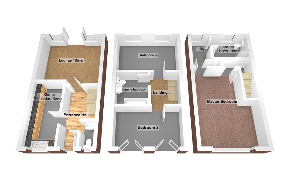 3 Ffordd Y Grug, Bridgend floorplan