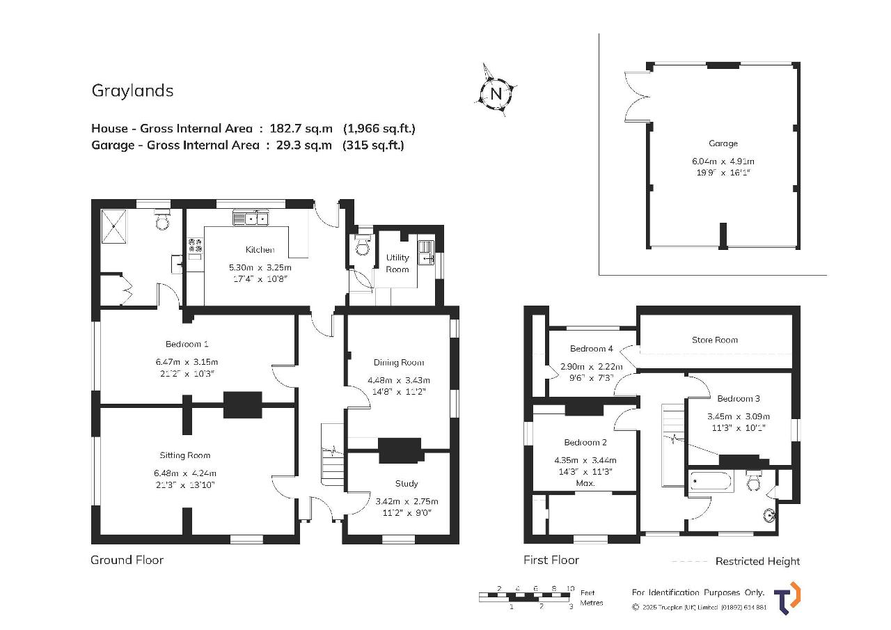Graylands, Dig Dog Lane, Frittenden floorplan