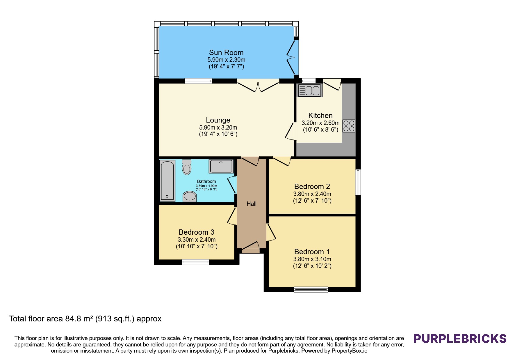 452, Burncross Road, Sheffield floorplan