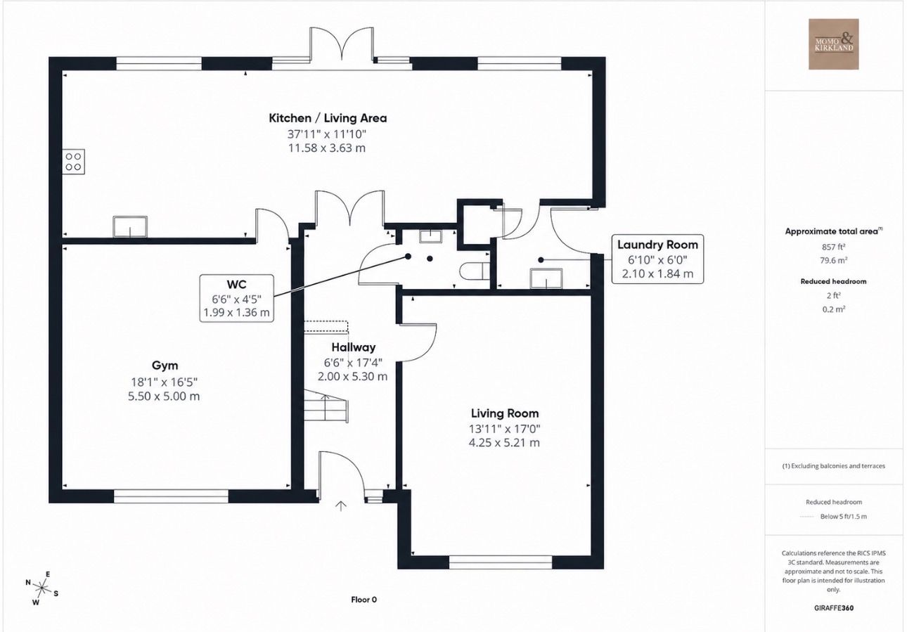 23 Stoker Crescent, Glasgow floorplan