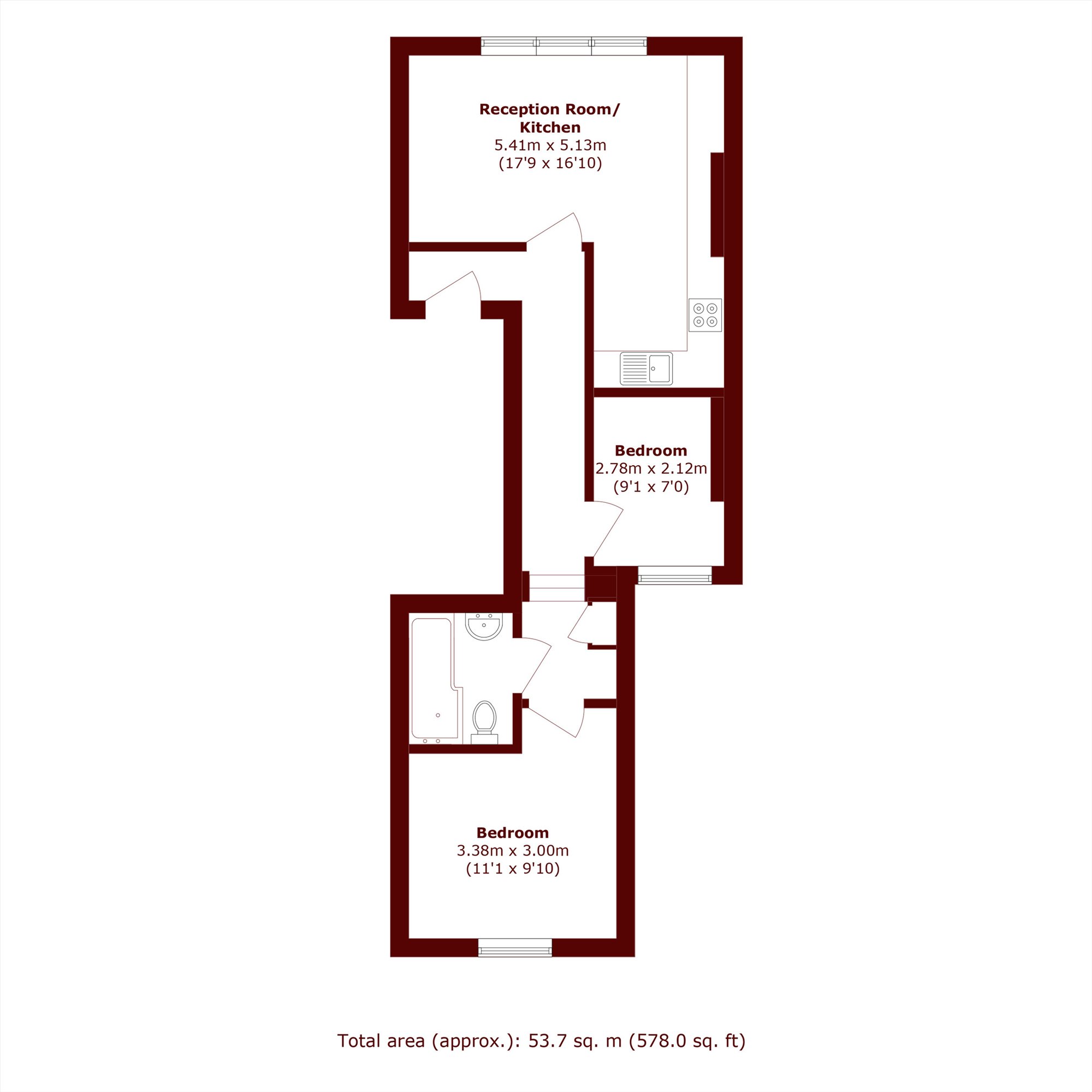 5B, Kings Parade, London floorplan