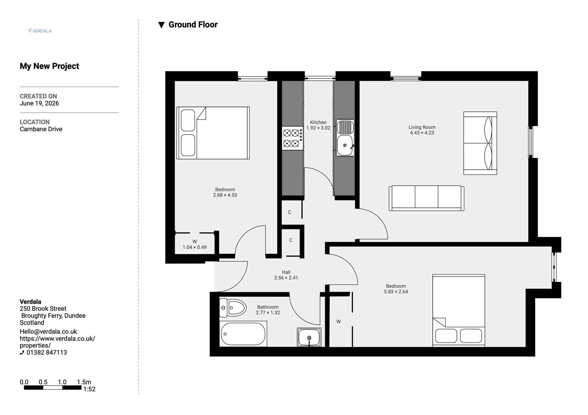 1 Carnbane Drive, Dundee floorplan
