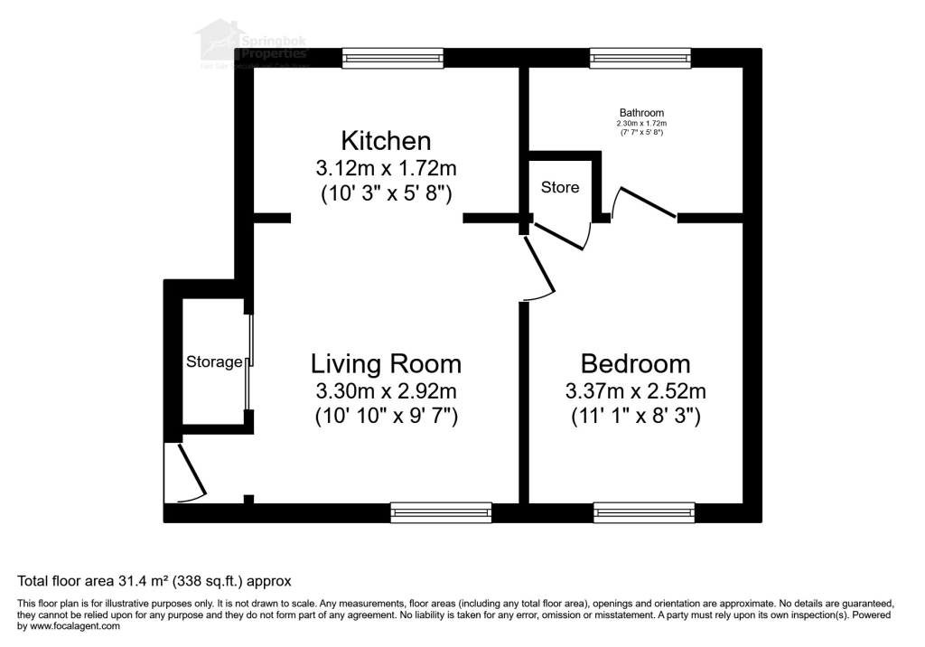34, Highgrove Close, Calne floorplan