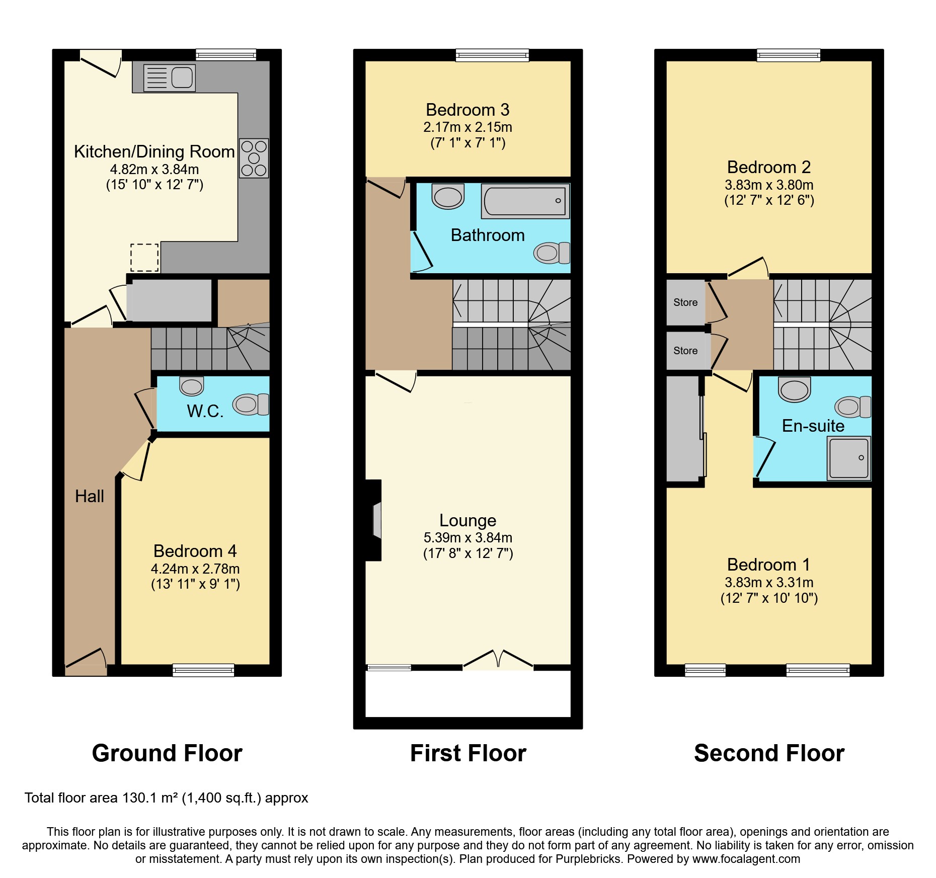 10, Mitre Court, Taunton floorplan