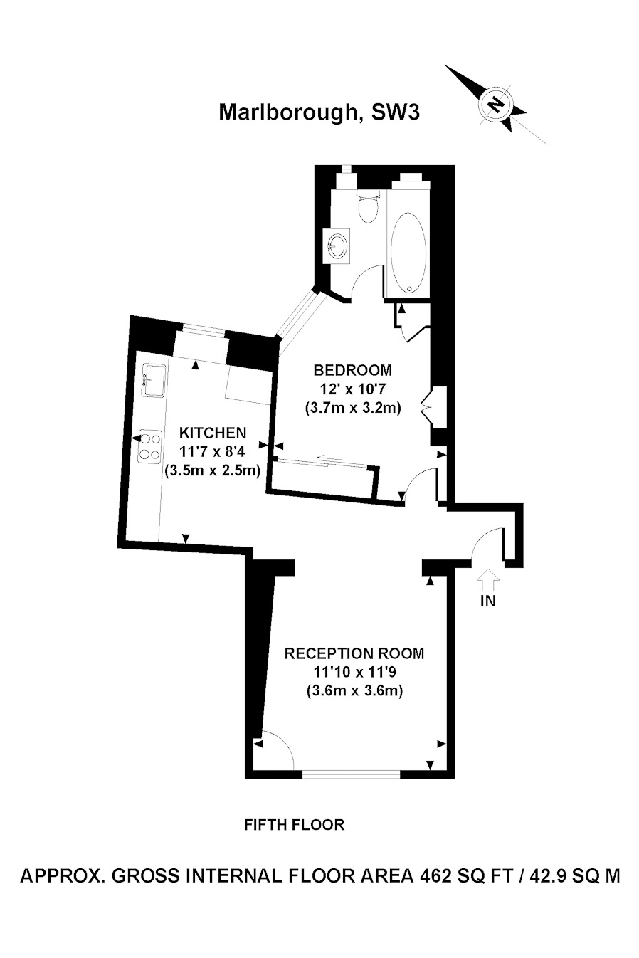 1 Bedrooms Flat to rent in Marlborough, Walton Street, London SW3