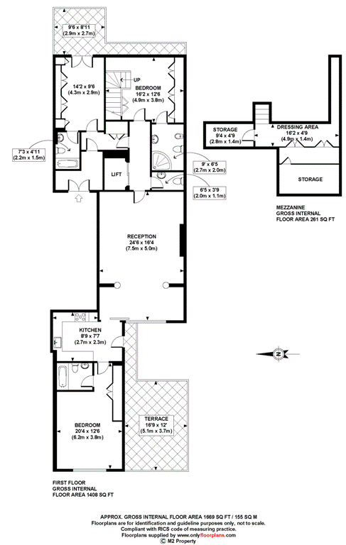 24, Queen's Gate, London floorplan
