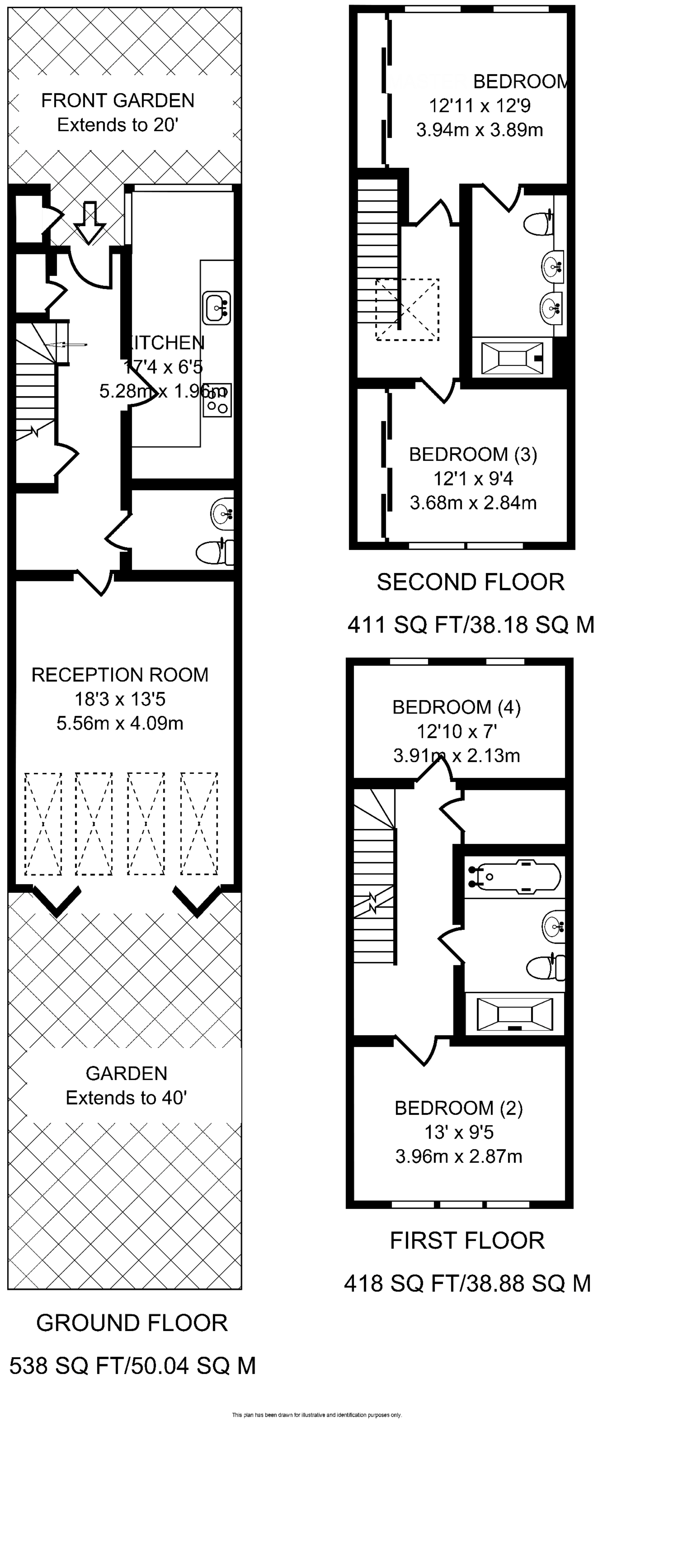Daubeney Road, Clapton floorplan