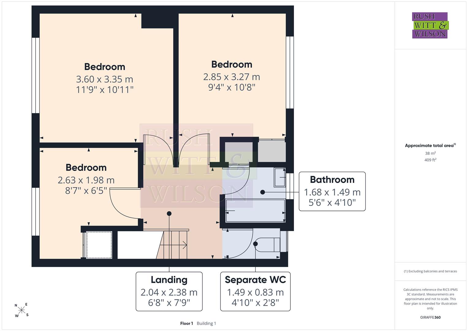 23, Goddens Gill, Northiam floorplan