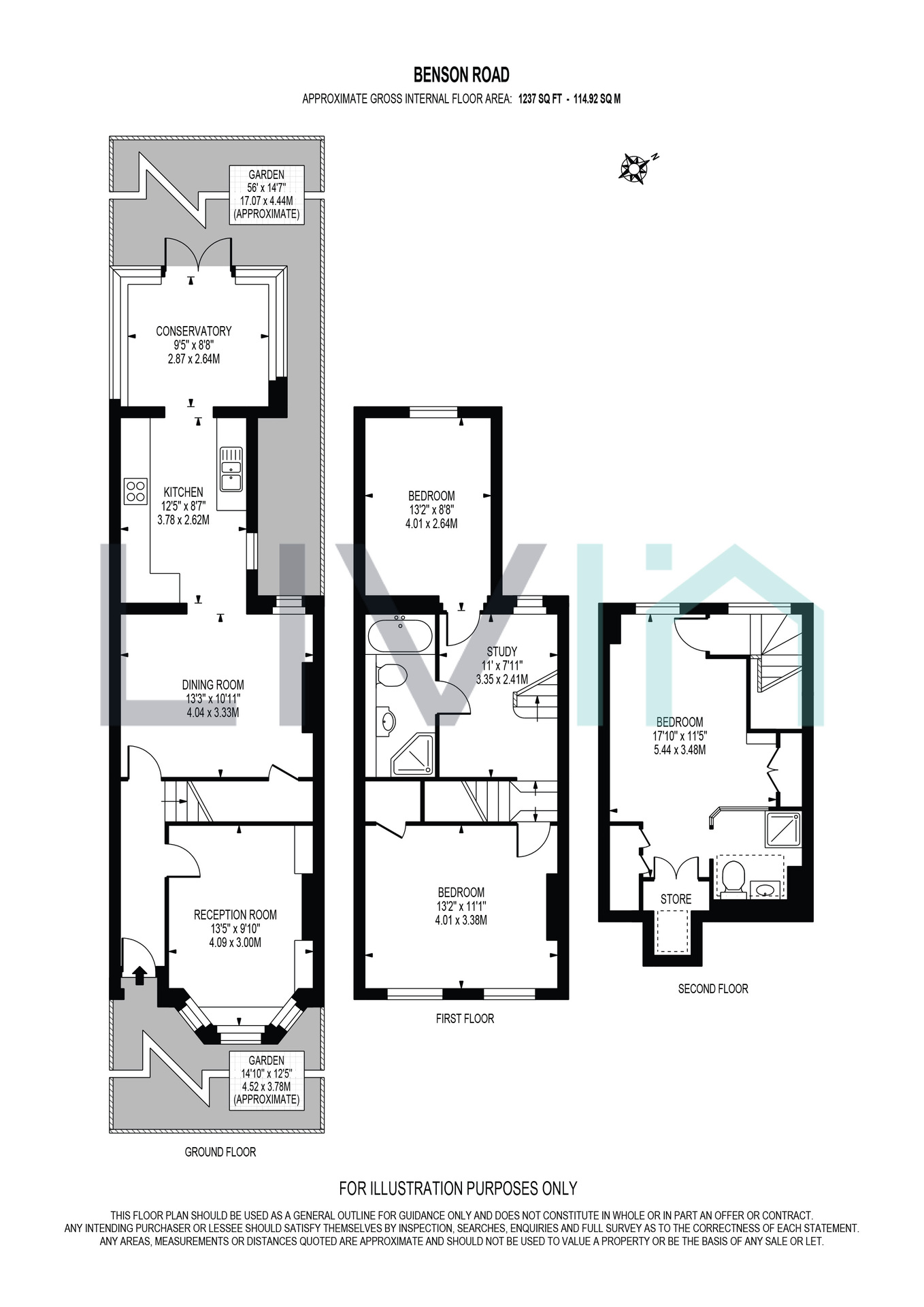 22 Benson Road, Croydon floorplan