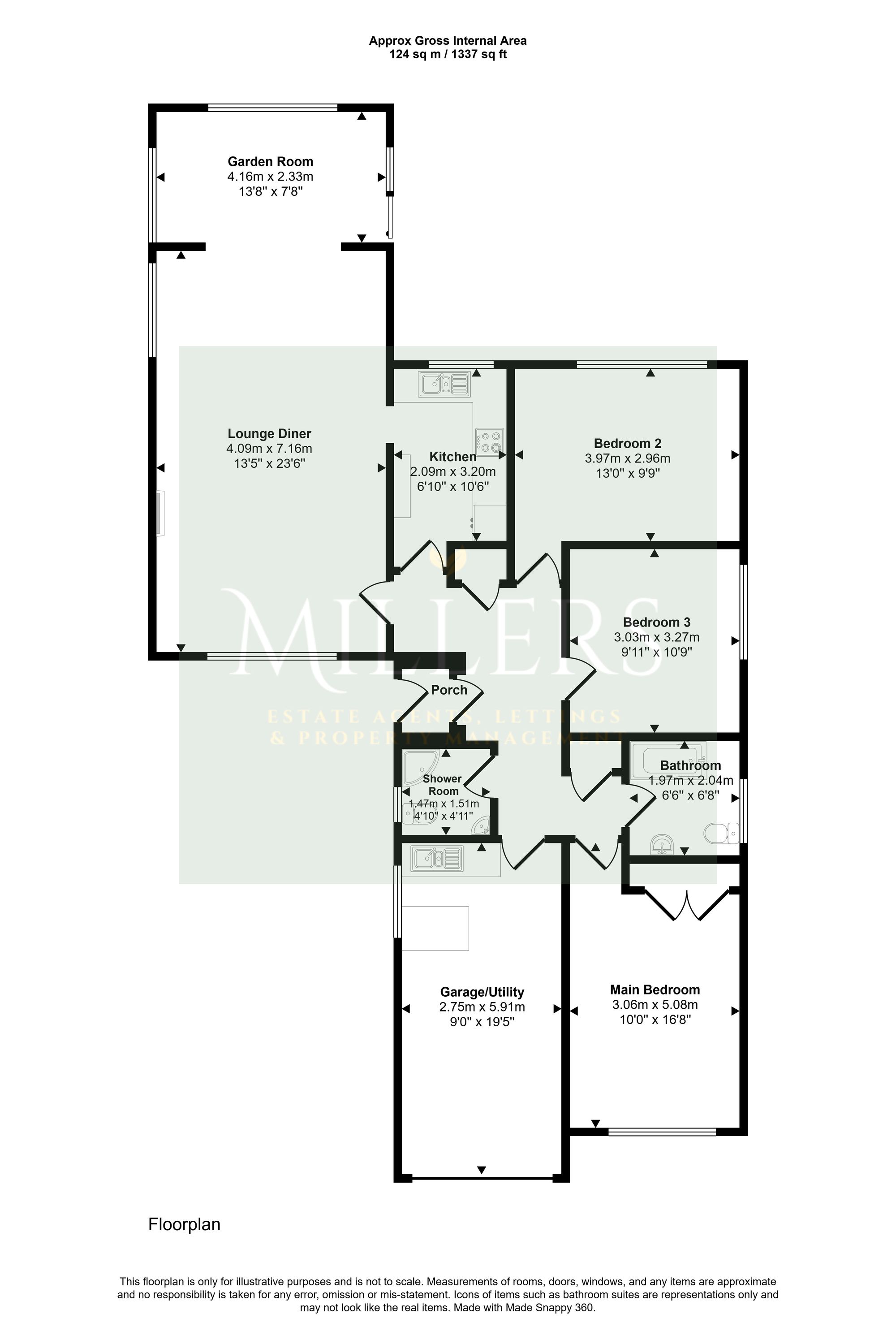 6 Hillingdon Park, Cromer floorplan