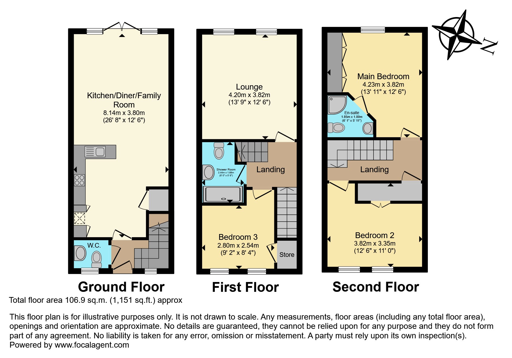 Bradley Drive, Grantham NG31, 3 bedroom terraced house for sale
